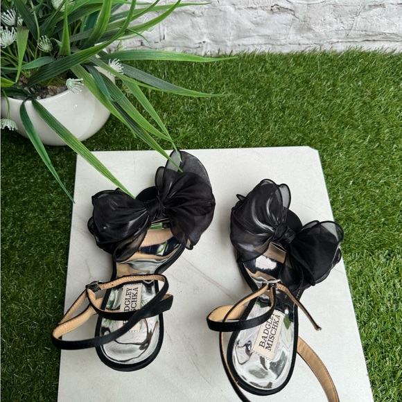 Badgley Mischka Nessie High Heel Sandals in black size 6 - Picture 5 of 13